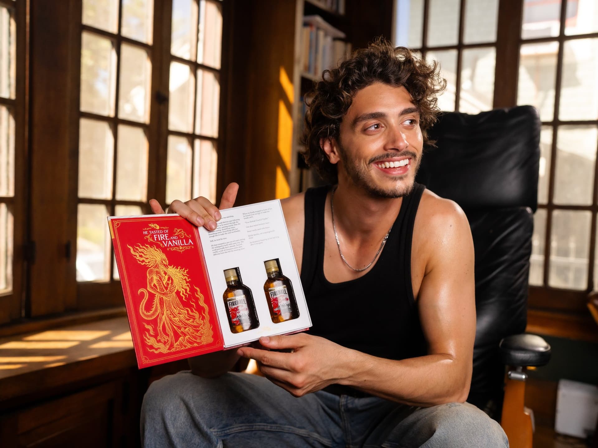 Showing the two Fireball Torch'd Vanilla bottles hidden inside the Smut Stash
