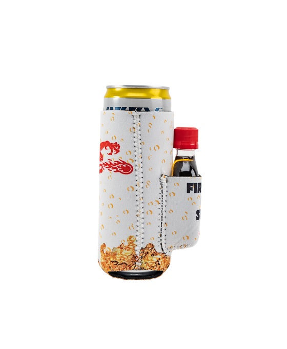 Fireball Slim Can Koozie with Pocket - Chill in Style