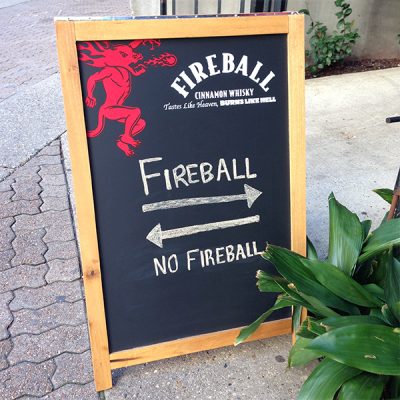 Download Sidewalk chalkboard sign - Fireball Direction