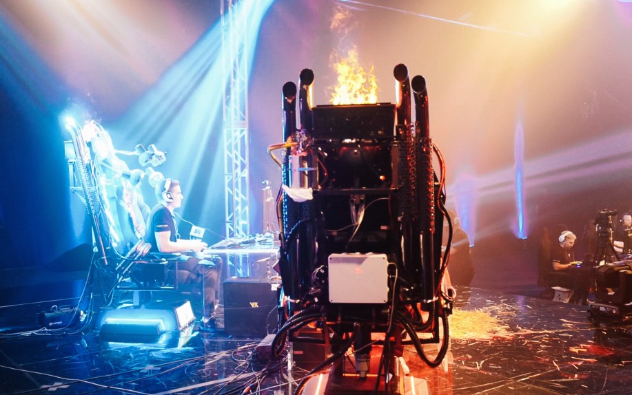 Dragon's Throne on the stage