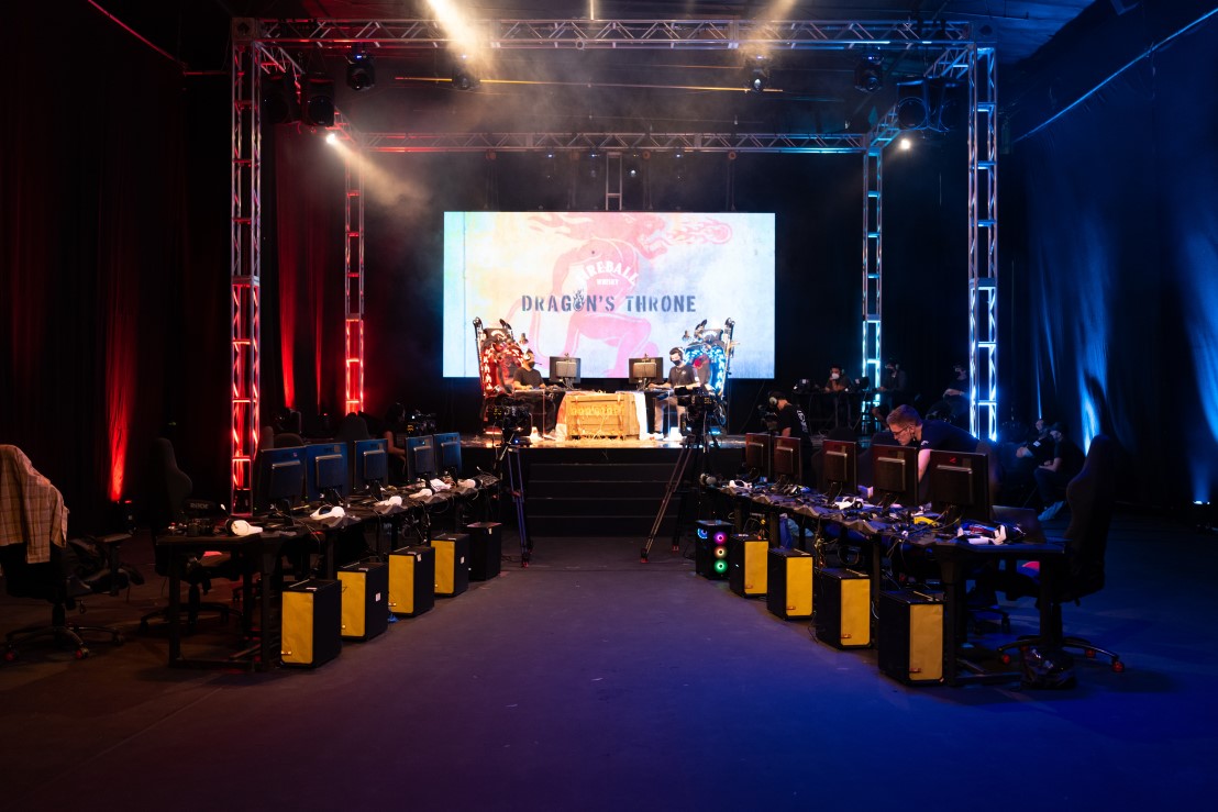 Fireball's Dragon Throne Game Stations