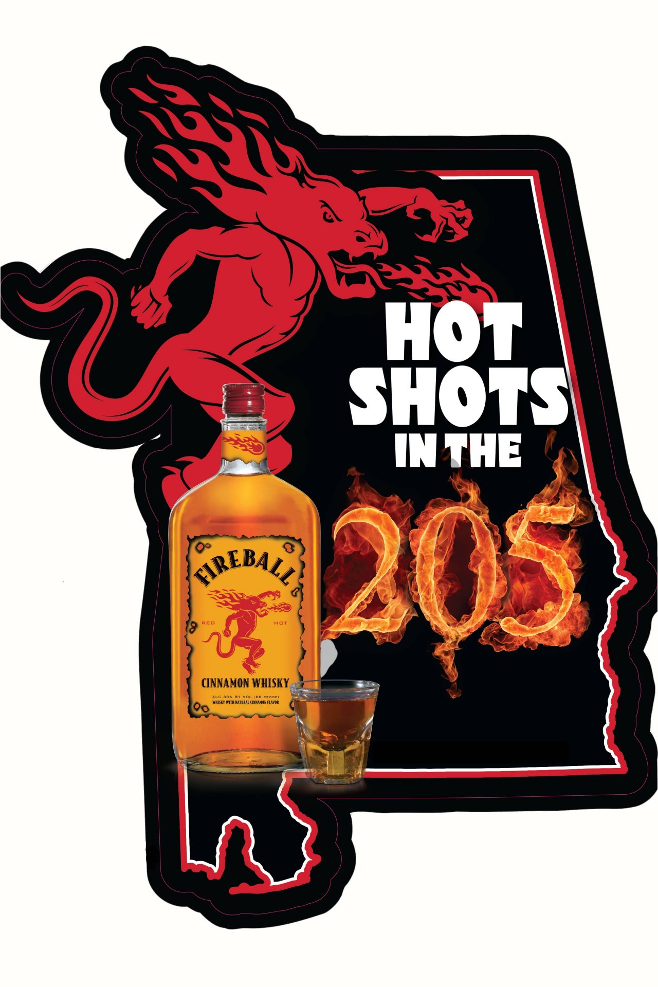 205 Hot Shots Sign